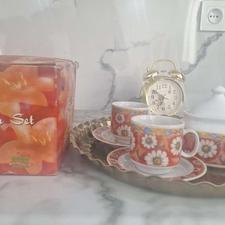 ست فنجان نعلبکی. و قندان