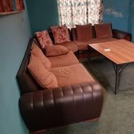 مبل ال چرم سالم و محکم