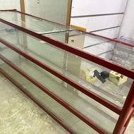 ویترین سه طبقه دو متری با شیشه