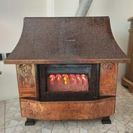 بخاری گازی طرح شومینه