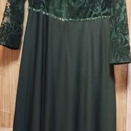 لباس مجلسی شکیل وزیبا مخمل برجسته وحریر