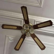 پنکه سقفی کلاسیک طرح چوب