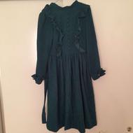 لباس مجلسی ساده جنس کبیریتی درجه یک رنگ کله غازی خوش رنگ