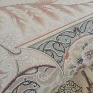 فروش فرش نو آکبند 1000شانه کرم برجسته قیطران