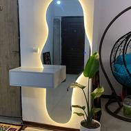 آینه درجه 1 آریشگاهی قابدار و بدون قاب مدل نورمخفی و لمسی