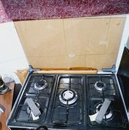 اجاق گاز طرح فر لعابی تک درب