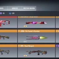 اکانت کالاف اسکین وود دارد و استون دارد و همه گان لجندوگرفتم