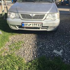 پراید شاسی پلمپ و بدون رنگ 87 فوری