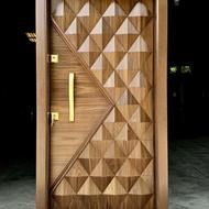 درب ضدسرقت رویه گردو ضد سرقت لوکس پنجره اتاق ژیوادرب2720