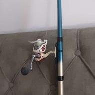 چوب و چرخ ماهیگیری کربن