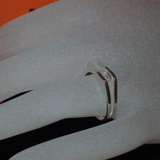 انگشتر نگین دار نقره 925 ایتالیا