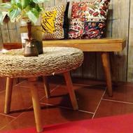 نیمکت تمام چوب جلومبلی حصیربافت وووو