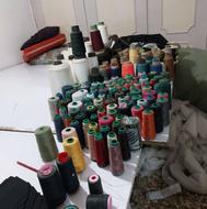 تعدادی نخ زیگزال نخ دوک