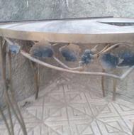 میز گرد فلزی