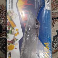 گاز صفحه ای پنج شعله،تمام شیشه ای