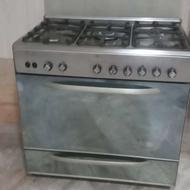 اجاق گاز 5 شعله تمام استیل ضخیم التون