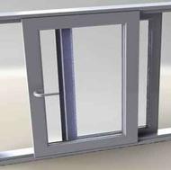 یک عدد درب ودوعددپنجره کشویی آلومینیوم