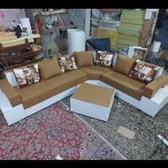 مبل ال دسته دوبل