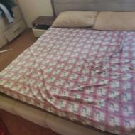 تخت دو نفره+کنسول های بغل +تخت کودک+کنسول و ست کمد لباس کودک