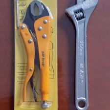 آچار فرانسه و انبر قفلی سایز بزرگ