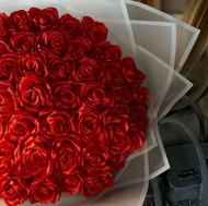 دسته گل و باکس گل روبانی