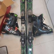 ست کامل اسکی آلپاین Rossignol اسپانیا