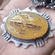 زنجیر و پلاک نقره