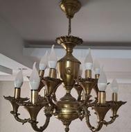 لوستر سقفی برنزی