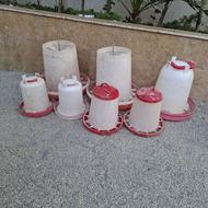 جای آب و دانه مرغ و خروس کبوتر بلدرچین بوقلمون و..