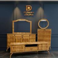 ست کامل آینه کنسول ارسال رایگان ساعت اشانتیون