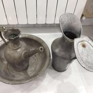 افتابه لگن مسی قدیمی