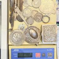 نقره شکسته و سالم