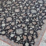 دوعدد فرش9متری 1000شانه3000تراکم سورمه ای افشان