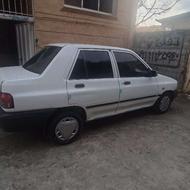 پراید 95 سفید موتور تازه تعمیر یک لکه رنگ