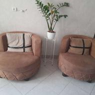 دو عدد مبل راحتی تک نفره، مناسب