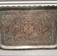 سینی ورشو قاجاری کهنه و ارزنده