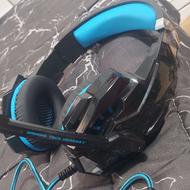 هدست گیمینگ تسکو rgb آبی مشکی