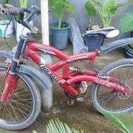 دوچرخه.قرمز مشکی.دنده ای.75٪نو