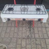 گازرومیزیر3شعله نو گاز رومیزی 2شعله گاز تک شعله