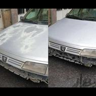 رفع آفتاب سوختگی خودرو