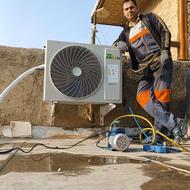 نصب کولر گازی وداکت اسپلیت