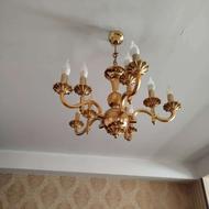 خریدار انواع لوستر طلایی