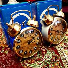 ساعت رومیزی دو کوک قدمت 50 سال خشک واقعی آکبند
