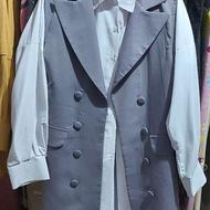 شومیز وجلیقه (وست) تاسایز46