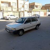 پراید بدون رنگ شاسی پلم. دوگانه کارخانه