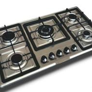 اجاق گاز رومیزی توکار صفحه ای 5شعله استیل شرکتی + ارسال فوی