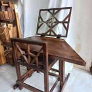 میز سنتور تمام چوبی ولیزاده