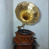 گرامافون کوکی قدیمی هندلی گرام سالم