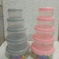 ظرف غذا پنج تیکه پلاستیکی