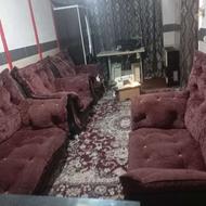 مبل 7نفره تمیز پشت چرم